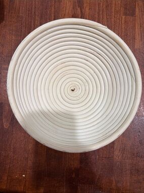 Handwoven Round Bread Proofing Basket - Natural Cream